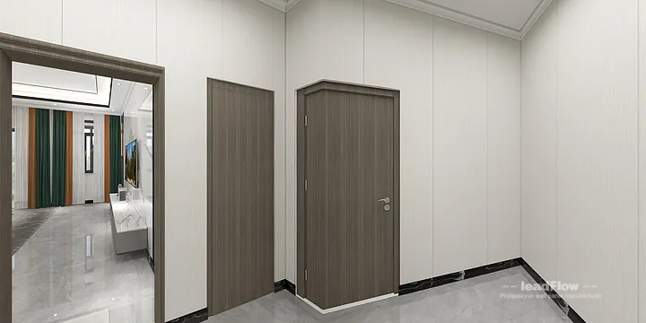 Hangzhou Apartment Featuring WPC Wall Panel | Living Room Walls in Hangzhou, China - photo 5