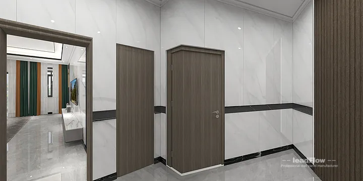 Hangzhou Apartment Featuring WPC Wall Panel | Living Room Walls in Hangzhou, China - photo 7