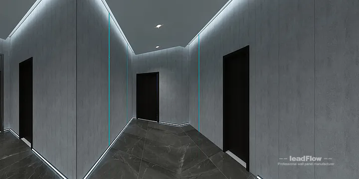 Elegant Commercial Space in Hangzhou Featuring WPC Interior Panel in Hangzhou, China