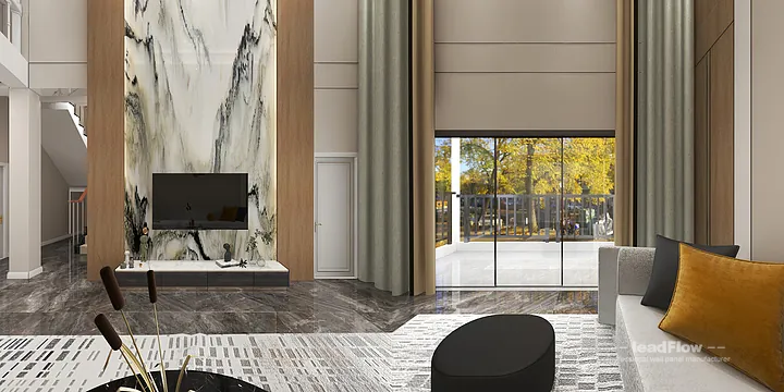 WPC Wall Cladding Apartment Case Study in Hangzhou | Modern Living-Dining Room in Hangzhou, China - photo 5