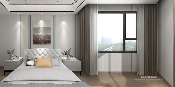 Hangzhou Villa Wall Panel Design | WPC Interior Panel Stylish Interior in Hangzhou, China - photo 18