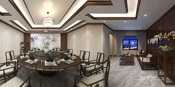 Hangzhou Hotel Interior with WPC Cladding &mdash; Wood Grain Accent in Hangzhou, China