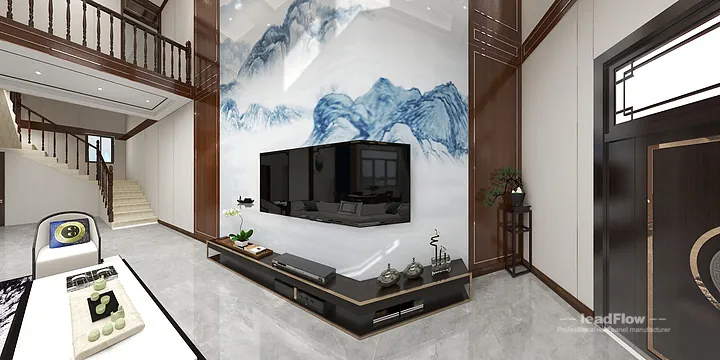 WPC Wall Panel Project: Hangzhou Apartment with Living Room in Hangzhou, China - photo 10