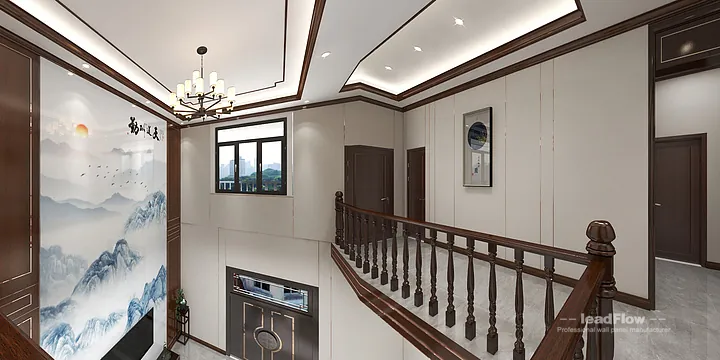 WPC Wall Panel Project: Hangzhou Apartment with Living Room in Hangzhou, China - photo 12
