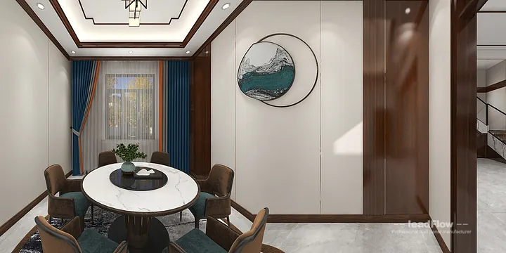 WPC Wall Panel Project: Hangzhou Apartment with Living Room in Hangzhou, China - photo 2