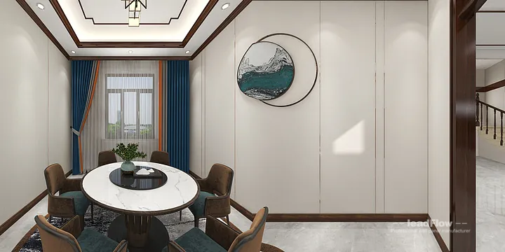 WPC Wall Panel Project: Hangzhou Apartment with Living Room in Hangzhou, China - photo 5