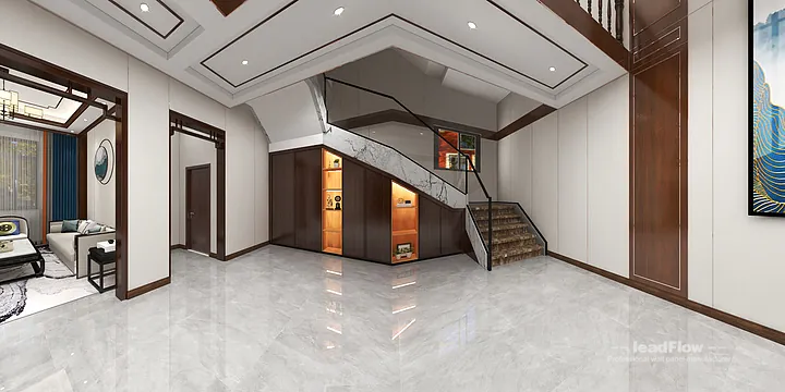 WPC Wall Panel Project: Hangzhou Apartment with Living Room in Hangzhou, China - photo 7