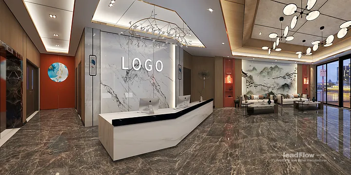 Hangzhou Clubhouse Featuring WPC Wall Panel | Lobby Walls in Hangzhou, China - photo 8