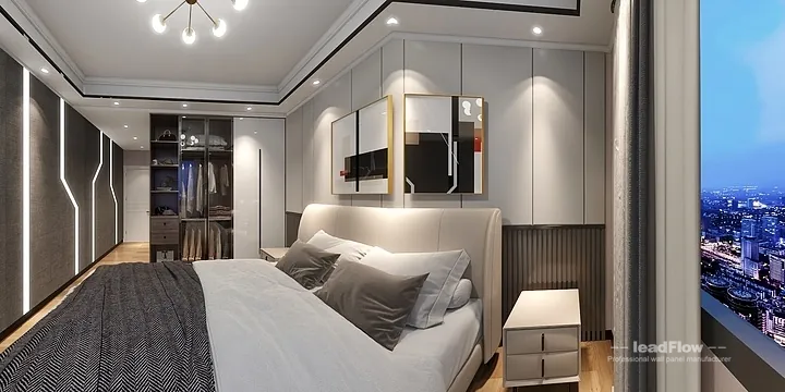 Hangzhou Villa Interior with WPC Cladding &mdash; Living Room Accent in Shangcheng District, Hangzhou, China - photo 10