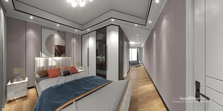 Hangzhou Villa Interior with WPC Cladding &mdash; Living Room Accent in Shangcheng District, Hangzhou, China - photo 8
