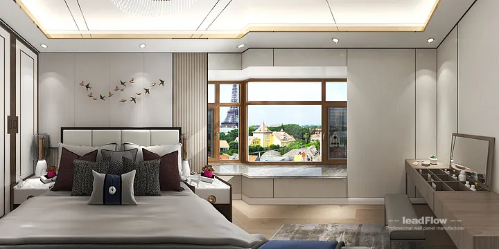 Modern Apartment Interior in Hangzhou using WPC Wall Cladding in Hangzhou, China - photo 1