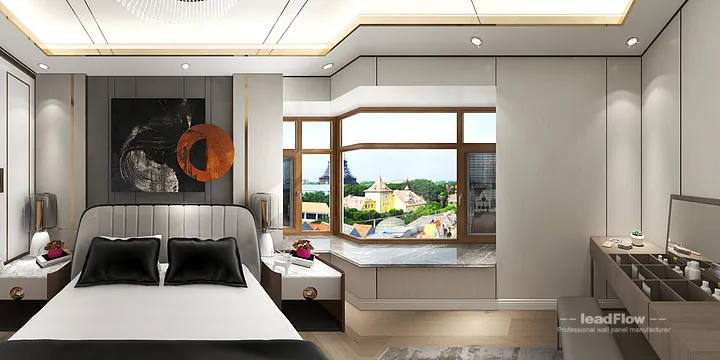 Modern Apartment Interior in Hangzhou using WPC Wall Cladding in Hangzhou, China - photo 4
