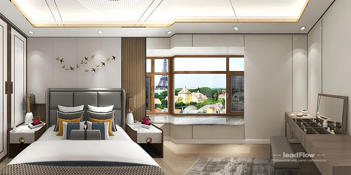 Modern Apartment Interior in Hangzhou using WPC Wall Cladding in Hangzhou, China - photo 6