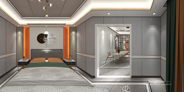 Modern Commercial Space Interior in Hangzhou using WPC Interior Panel in Shangcheng District, Hangzhou, China - photo 6