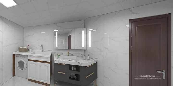 Hangzhou Clubhouse with WPC Cladding &mdash; Kitchen Feature in Hangzhou, China - photo 1