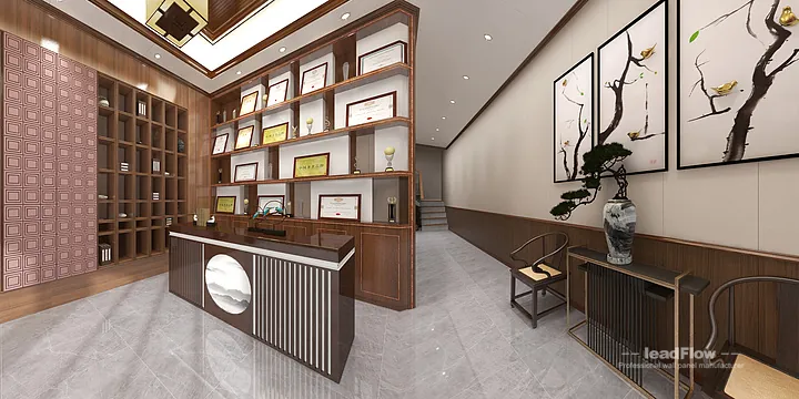 Hangzhou Clubhouse with WPC Cladding &mdash; Kitchen Feature in Hangzhou, China - photo 5