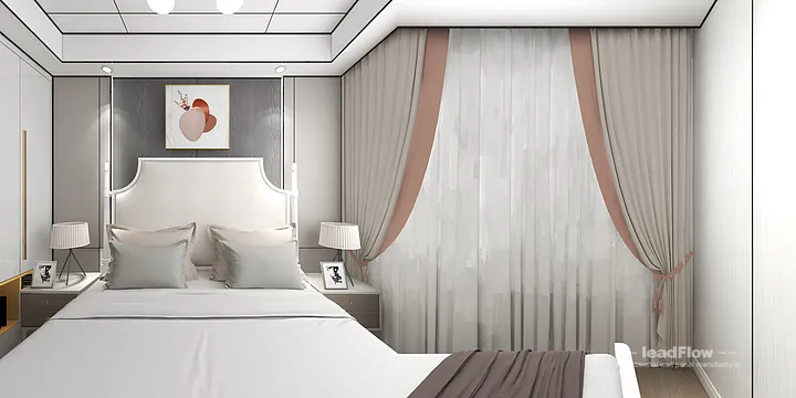 WPC Wall Cladding Project: Hangzhou Apartment with Master Bedroom in Hangzhou, China - photo 1