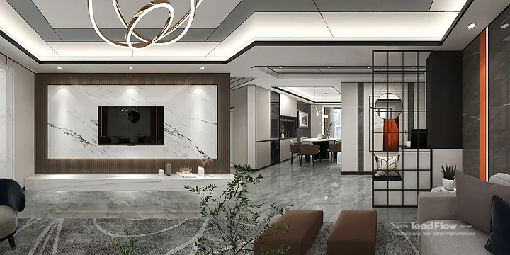 WPC Wall Cladding Project: Hangzhou Apartment with Master Bedroom in Hangzhou, China - photo 10
