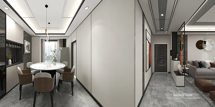 WPC Wall Cladding Project: Hangzhou Apartment with Master Bedroom in Hangzhou, China - photo 11