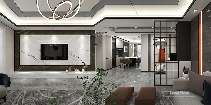 WPC Wall Cladding Project: Hangzhou Apartment with Master Bedroom in Hangzhou, China - photo 12