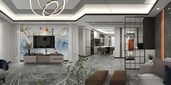 WPC Wall Cladding Project: Hangzhou Apartment with Master Bedroom in Hangzhou, China - photo 15