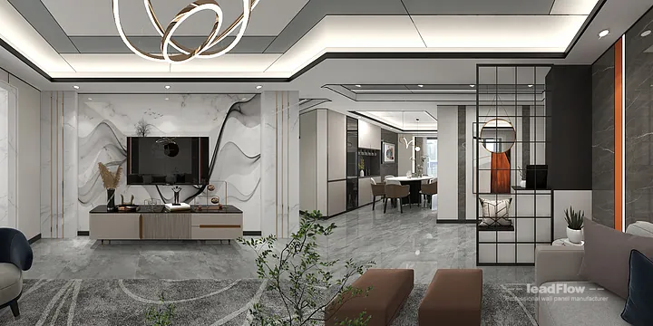 WPC Wall Cladding Project: Hangzhou Apartment with Master Bedroom in Hangzhou, China - photo 16