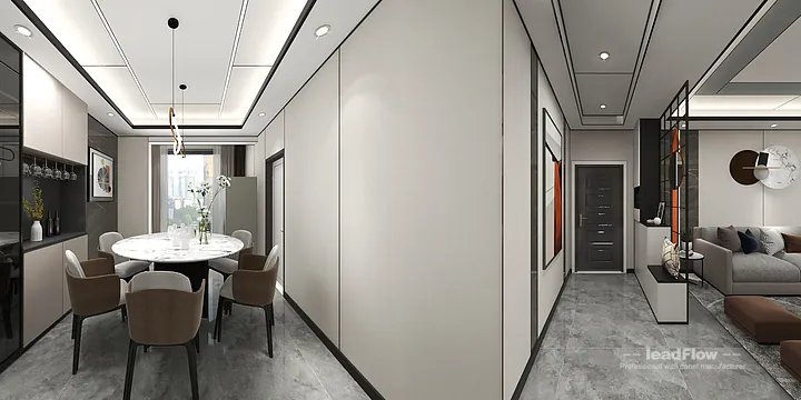WPC Wall Cladding Project: Hangzhou Apartment with Master Bedroom in Hangzhou, China - photo 8