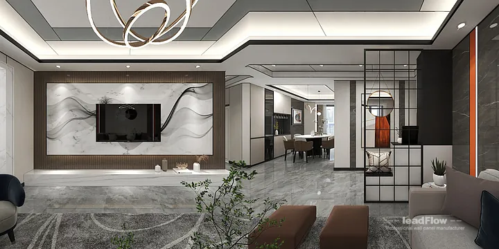 WPC Wall Cladding Project: Hangzhou Apartment with Master Bedroom in Hangzhou, China - photo 9