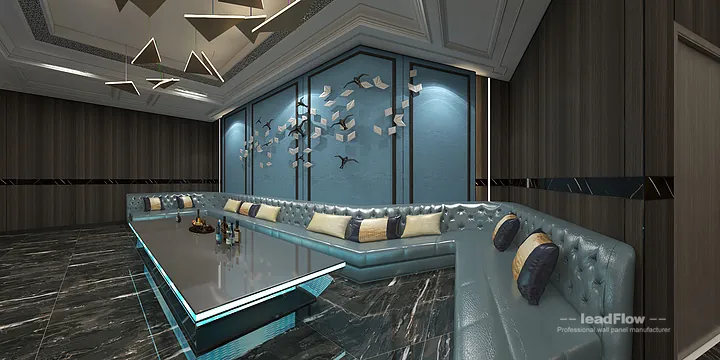 WPC Interior Panel Project: Hangzhou Clubhouse with p 2rivate dining room in Hangzhou, China - photo 1