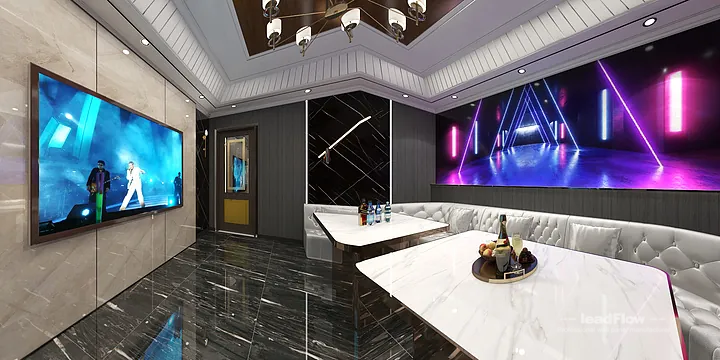 WPC Interior Panel Project: Hangzhou Clubhouse with p 2rivate dining room in Hangzhou, China - photo 3