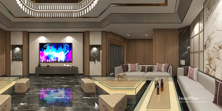 WPC Interior Panel Project: Hangzhou Clubhouse with p 2rivate dining room in Hangzhou, China - photo 4
