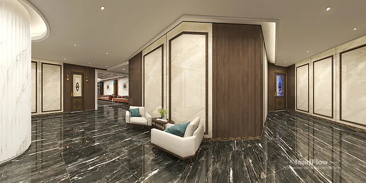 WPC Interior Panel Project: Hangzhou Clubhouse with p 2rivate dining room in Hangzhou, China - photo 7