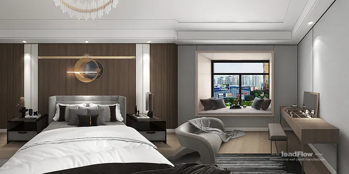 Modern Apartment Interior in Hangzhou using WPC Wall Cladding in Hangzhou, China - photo 1