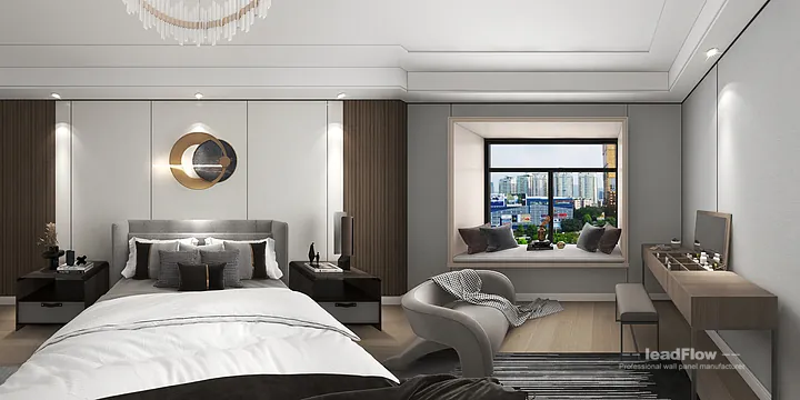Modern Apartment Interior in Hangzhou using WPC Wall Cladding in Hangzhou, China - photo 2