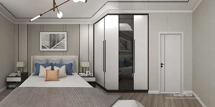 Hangzhou Apartment Featuring WPC Interior Panel | Secondary Bedroom Walls in Hangzhou, China - photo 1