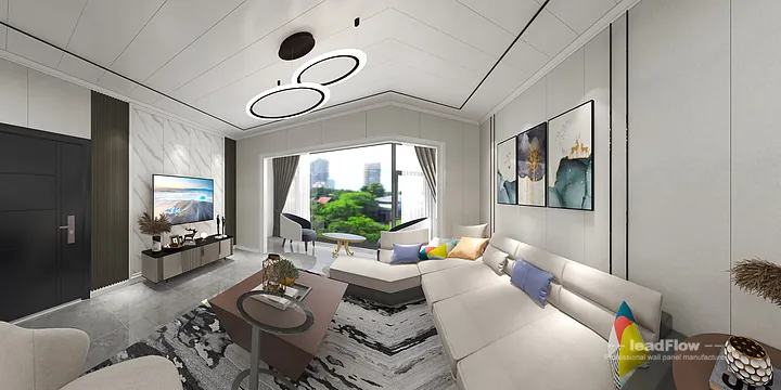 Hangzhou Apartment Featuring WPC Interior Panel | Secondary Bedroom Walls in Hangzhou, China - photo 5