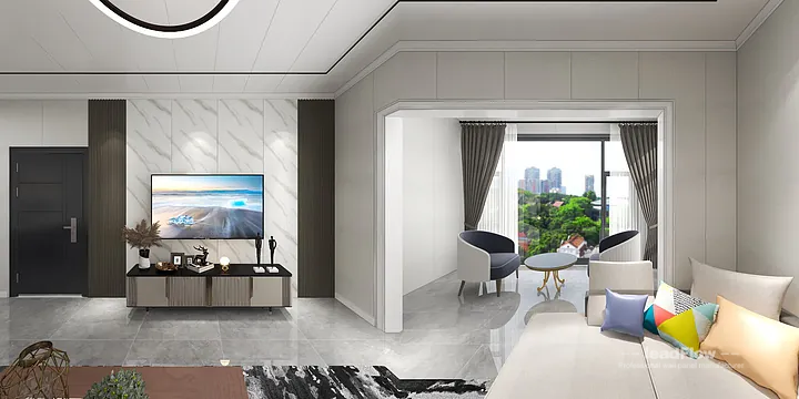 Hangzhou Apartment Featuring WPC Interior Panel | Secondary Bedroom Walls in Hangzhou, China - photo 6