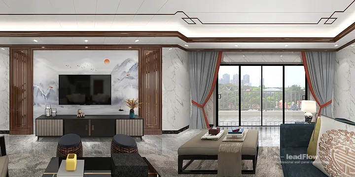 Hangzhou Apartment with WPC Wall Cladding &mdash; Stylish in Hangzhou, China - photo 4