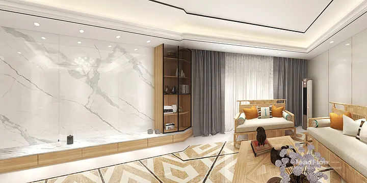 Explore WPC Interior Panel in This Ganzhou Interior Project &mdash; Elegant Style in Shangyou County, Ganzhou, China - photo 10