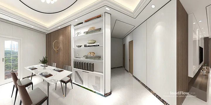 Explore WPC Interior Panel in This Ganzhou Interior Project &mdash; Elegant Style in Shangyou County, Ganzhou, China - photo 13