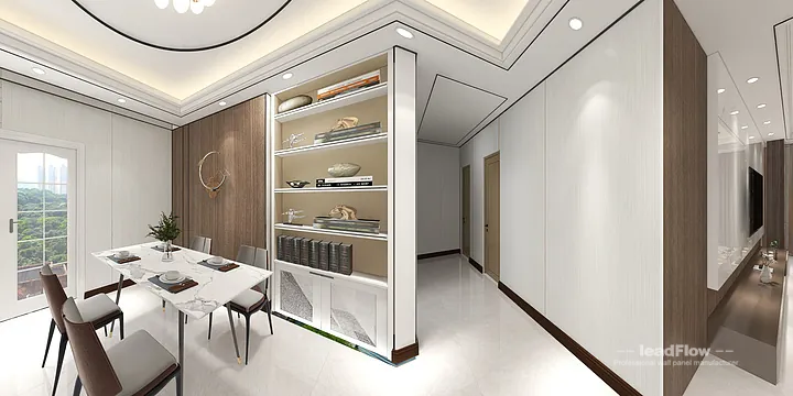 Explore WPC Interior Panel in This Ganzhou Interior Project &mdash; Elegant Style in Shangyou County, Ganzhou, China - photo 16