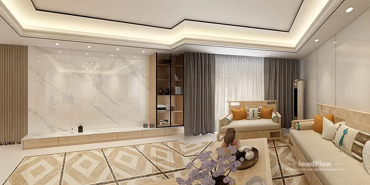 Explore WPC Interior Panel in This Ganzhou Interior Project &mdash; Elegant Style in Shangyou County, Ganzhou, China - photo 9