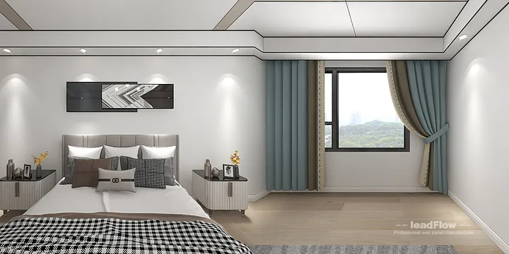 Nanchang Apartment Renovation with WPC Wall Cladding | Living Room Idea in Donghu District, Nanchang, China - photo 3