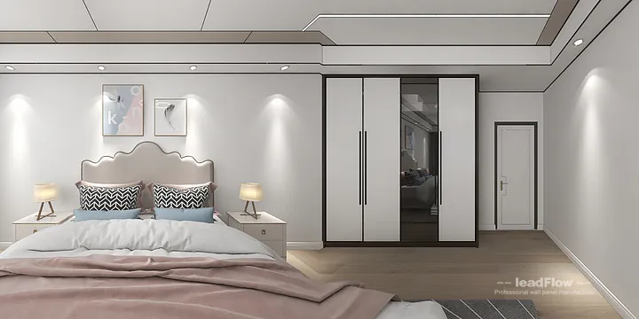Nanchang Apartment Renovation with WPC Wall Cladding | Living Room Idea in Donghu District, Nanchang, China - photo 5