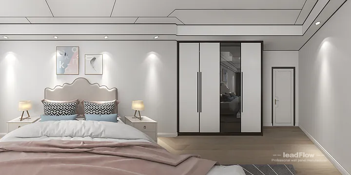 Nanchang Apartment Renovation with WPC Wall Cladding | Living Room Idea in Donghu District, Nanchang, China - photo 6