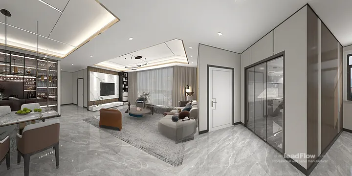 WPC Wall Panel Apartment Design in Hangzhou | Contemporary Interior in Hangzhou, China - photo 11