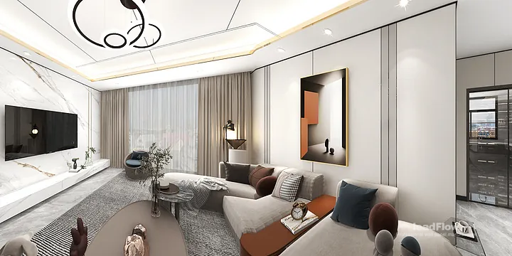 WPC Wall Panel Apartment Design in Hangzhou | Contemporary Interior in Hangzhou, China - photo 13