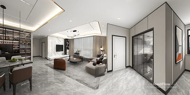 WPC Wall Panel Apartment Design in Hangzhou | Contemporary Interior in Hangzhou, China - photo 16