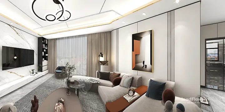 WPC Wall Panel Apartment Design in Hangzhou | Contemporary Interior in Hangzhou, China - photo 17