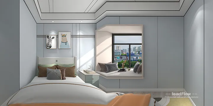 WPC Wall Panel Apartment Design in Hangzhou | Contemporary Interior in Hangzhou, China - photo 3